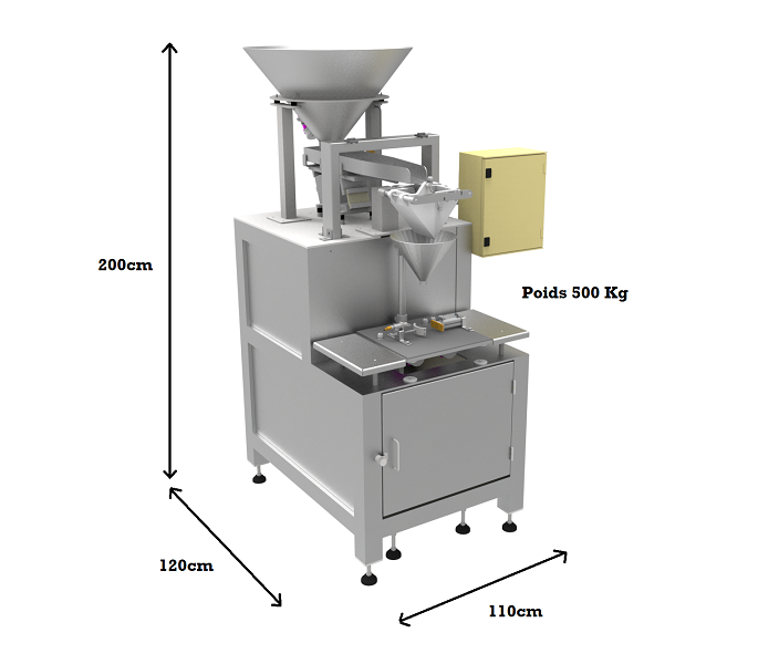 dimensions doseur pots